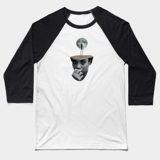 Surreal Vintage Collage Pop Art Baseball T-Shirt